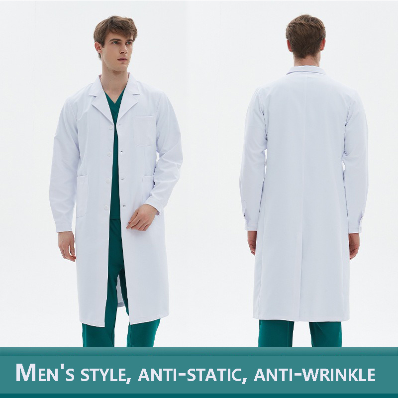 Medical professional white coat | Antistatic and anti-wrinkle