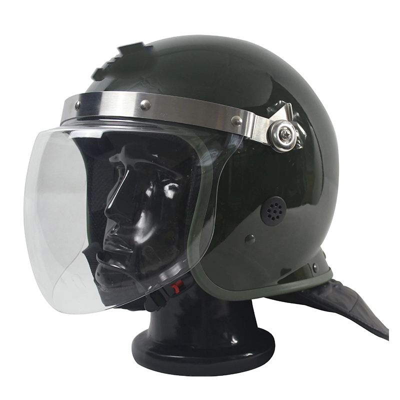 Crowd Control Security Frontier Helmet With Mask Manufacture