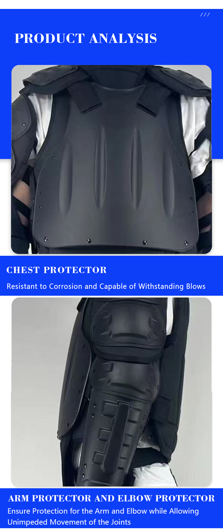 TacCommander Bulletproof Riot Control Suit