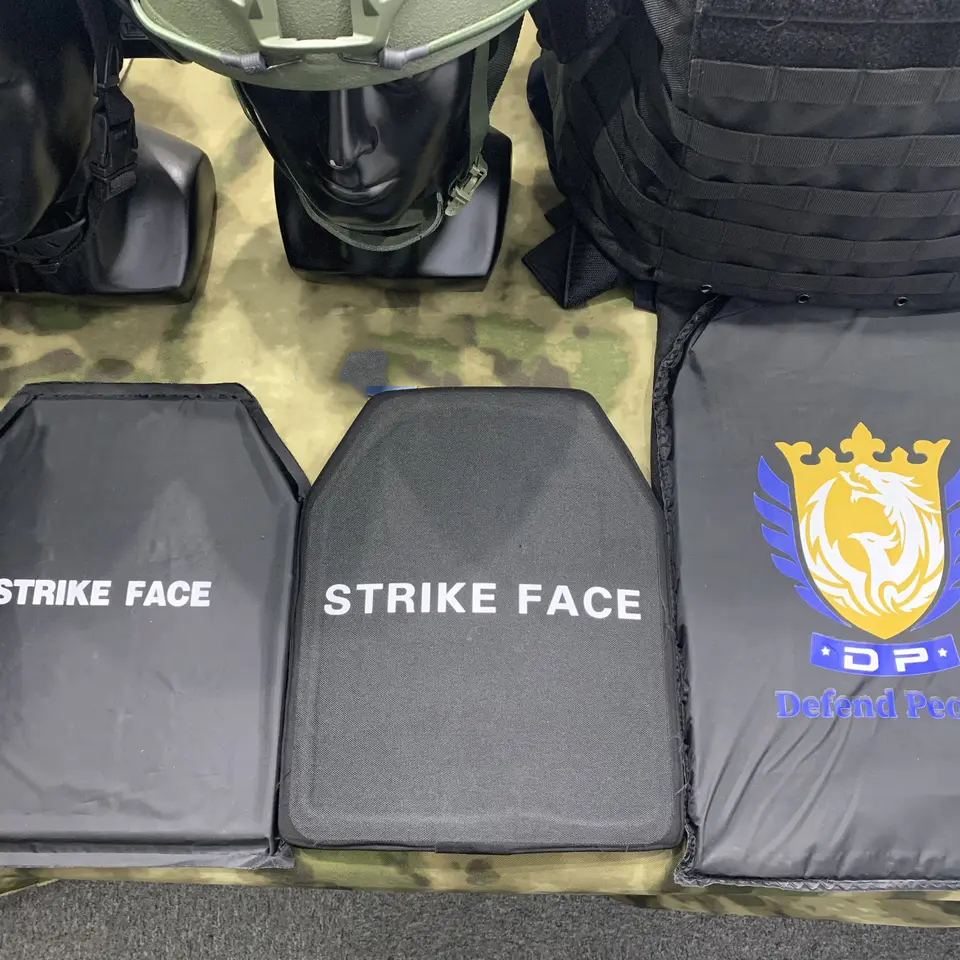 Aluminium oxide + UHMWPE Armor Military Bulletproof Plate