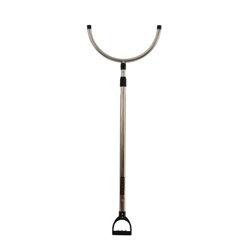 Anti-riot security telescopic steel fork