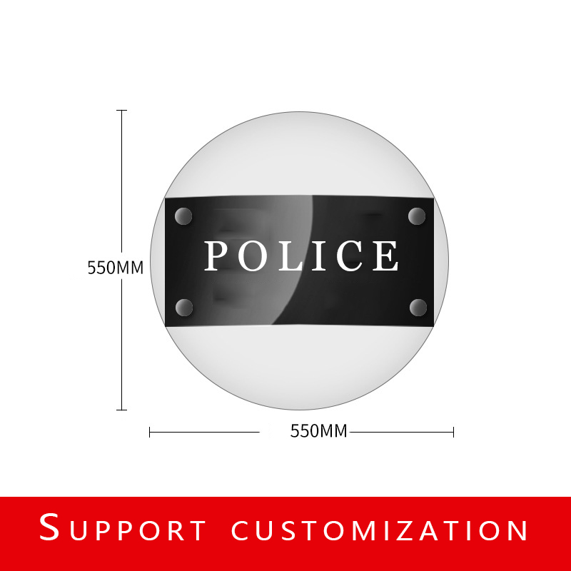 Golden Shield  Riot Shield Round Impact-resistant Shield