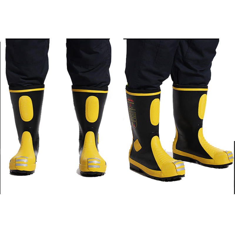 Custom Heat Resistant Waterproof Firefighter Boots