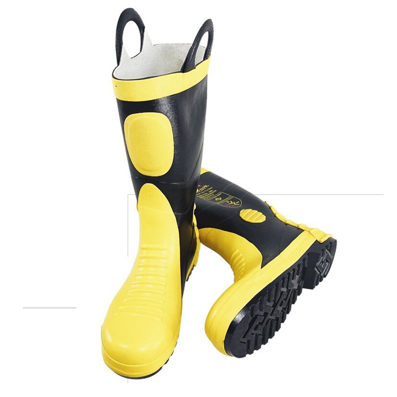 Cheap Steel Toe Rubber Fire Boots