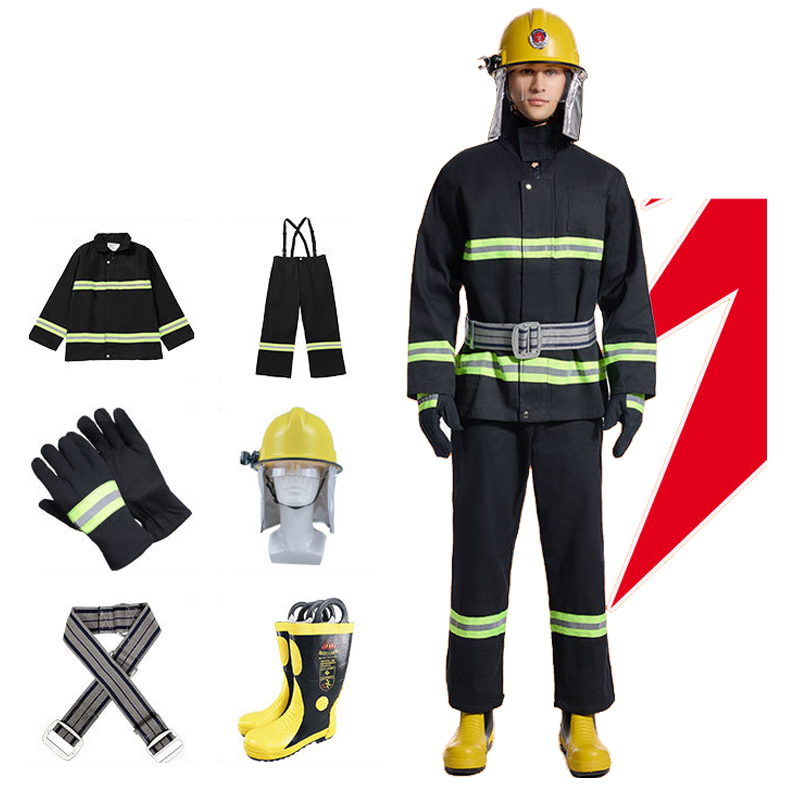 Firefighter Suits Six-Piece Set