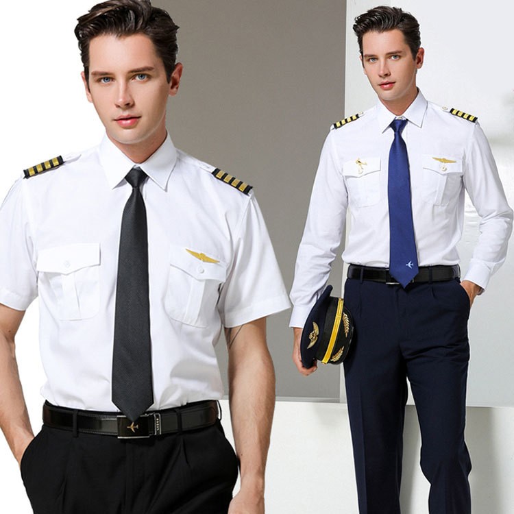 Professional Pilot Shirts | Custom Aviation Uniform | Direct from Producer