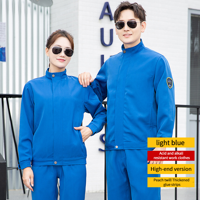GB Standard Tape-Sealed Acid-Alkali Resistant Suits | Stand Collar Design | Certified Manufacturer